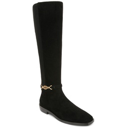 Womens Clive Buckled Riding Boots