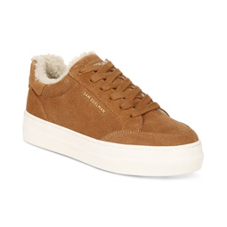 Womens Wess Cozy Lace-Up Low-Top Sneakers