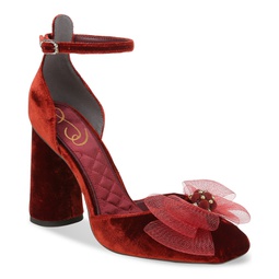 Womens Colter Two-Piece Embellished Bow Pumps
