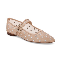 Womens Michaela Shine Mary Jane Flats