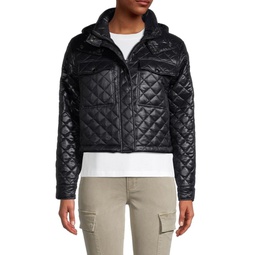 Quilted Packable Cropped Jacket