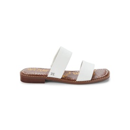 Linnie Leather Flat Sandals