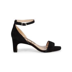 Holmes Suede Ankle-Strap Sandals