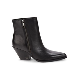 Jane Leather Ankle Boots
