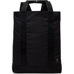 Black Luis Tote Backpack 241021M172002