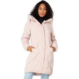 Womens Sanctuary Hooded Down Long Puffer