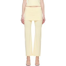 Yellow Sound Trousers 241677F087005