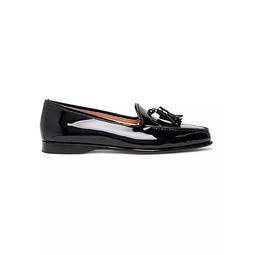 Andrea Patent Leather Tassel Loafers