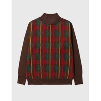 Rasta Hi-Gauge Mockneck Sweater
