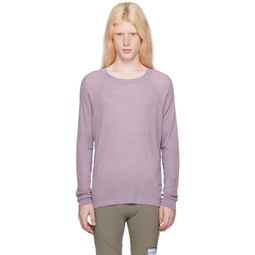 Purple Base Layer Long Sleeve T-Shirt 241733M213002