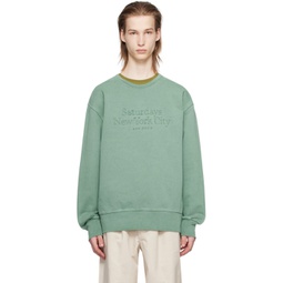 Green Bowery Miller Sweatshirt 241899M204006