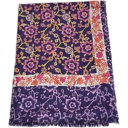 Scarves For Women Decorative Floral Embroidery Cashmere Wool Shawl Scarf Soft and Comfortable