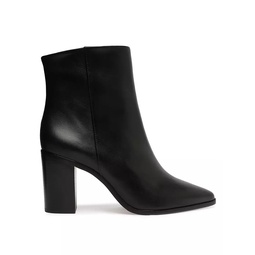 Mikki Leather Ankle Boots