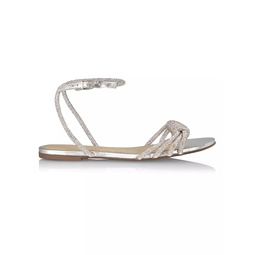 Jewell Crystal-Embellished Sandals
