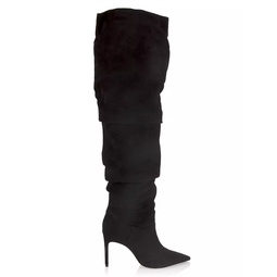 Ashlee Suede Over-The-Knee Boots