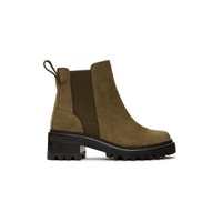 Brown Mallory Chelsea Boots 222373F113039