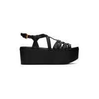Black Sierra Heeled Sandals 231373F125036