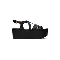 Black Sierra Heeled Sandals 231373F125036