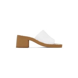 White Essie Heeled Sandals 241373F125026