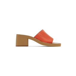 Orange Essie Heeled Sandals 241373F125027