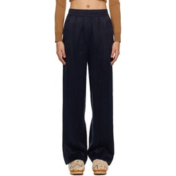 Navy Pinched Seam Lounge Pants 231373F086001