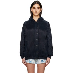 Navy Shell Jacket 231373F061001