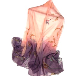 Shanlin Super Large Silk Feel Floral Scarves for Women in Gift Box