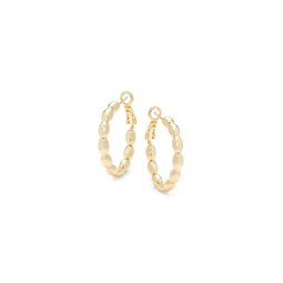 Baby Fortknox 14K Goldplated Hoop Earrings