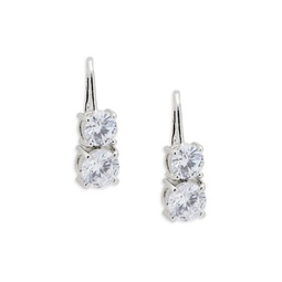 Manchester Sterling Silver & Cubic Zirconia Drop Earrings