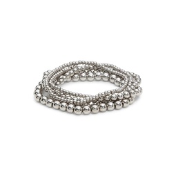 4-Piece Fortknox Silver Plated Bracelet