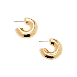 Baby Machina 14K Goldplated Hoop Earrings