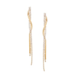 Anouk 14K Gold Plated & Cubic Zirconia Drop Earrings