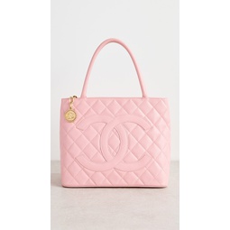 Chanel Medallion Tote Bag, Quilted Caviar