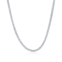 diamond cut franco chain 3mm sterling silver 30 necklace