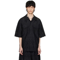 Black Relaxed Shirt 241405M192013