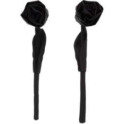Black Rose Earrings 241405F022030