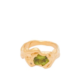 Simuero Ola Ring Gold & Green Peridot