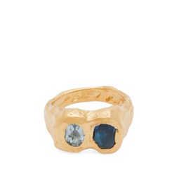 Simuero Buzo Ring Sky Blue & London Blue Topaz