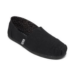 Womens BOBS Plush - Peace and Love Casual Slip-On Flats from Finish Line