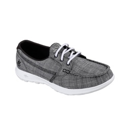 Womens Go Walk Lite - Wide Width Boat Shoes from Finish Line