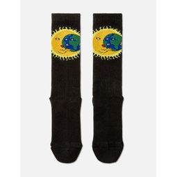 Sun Earth Jacquard Socks