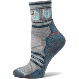 Womens Smartwool Hike Light Cushion Castle Peak Pattern Mid Crew