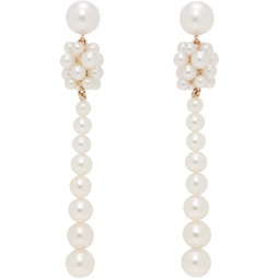 White Colonna Perle Earrings 241686F009008