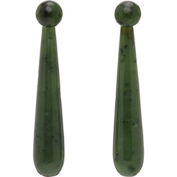 Green Medium Angelika Earrings 241942F009005