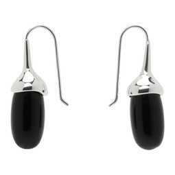 Silver Dripping Stone Earrings 241942F022034