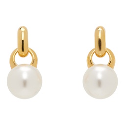 Gold Everyday Pearl Earrings 241942F022010