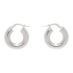 Silver Tiny Everyday Hoop Earrings 241942F022039