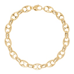 Gold Large Barbara Chain Necklace 241942F023009