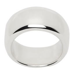 Silver Large Flaneur Ring 241942F011000
