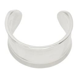 Silver Small Metzner Cuff Bracelet 241942F007000